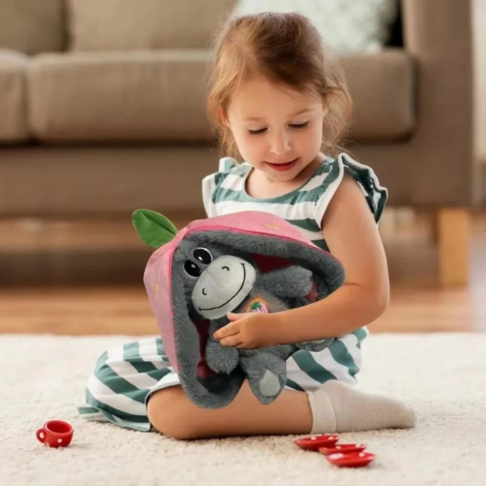 Esel - Atmendes Kuscheltier plüsch