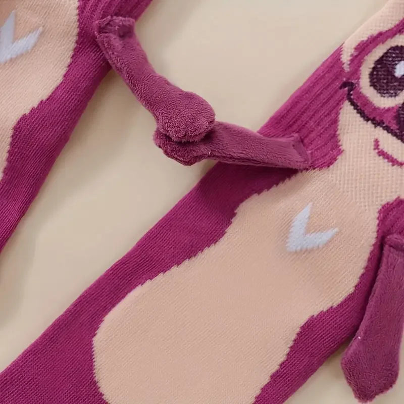 2 Paar Socken mit Stitch/Lilo-Motiv