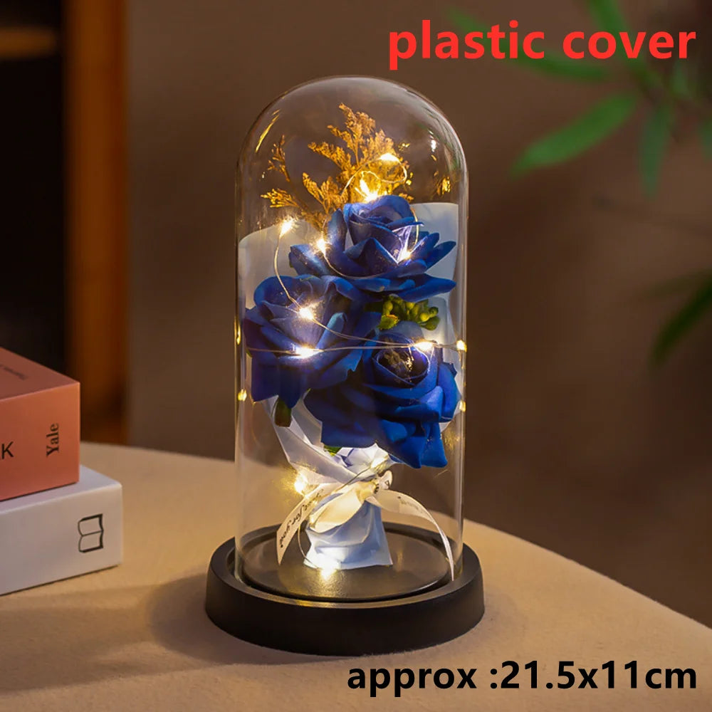 Künstliche LED-Galaxy-Rosen