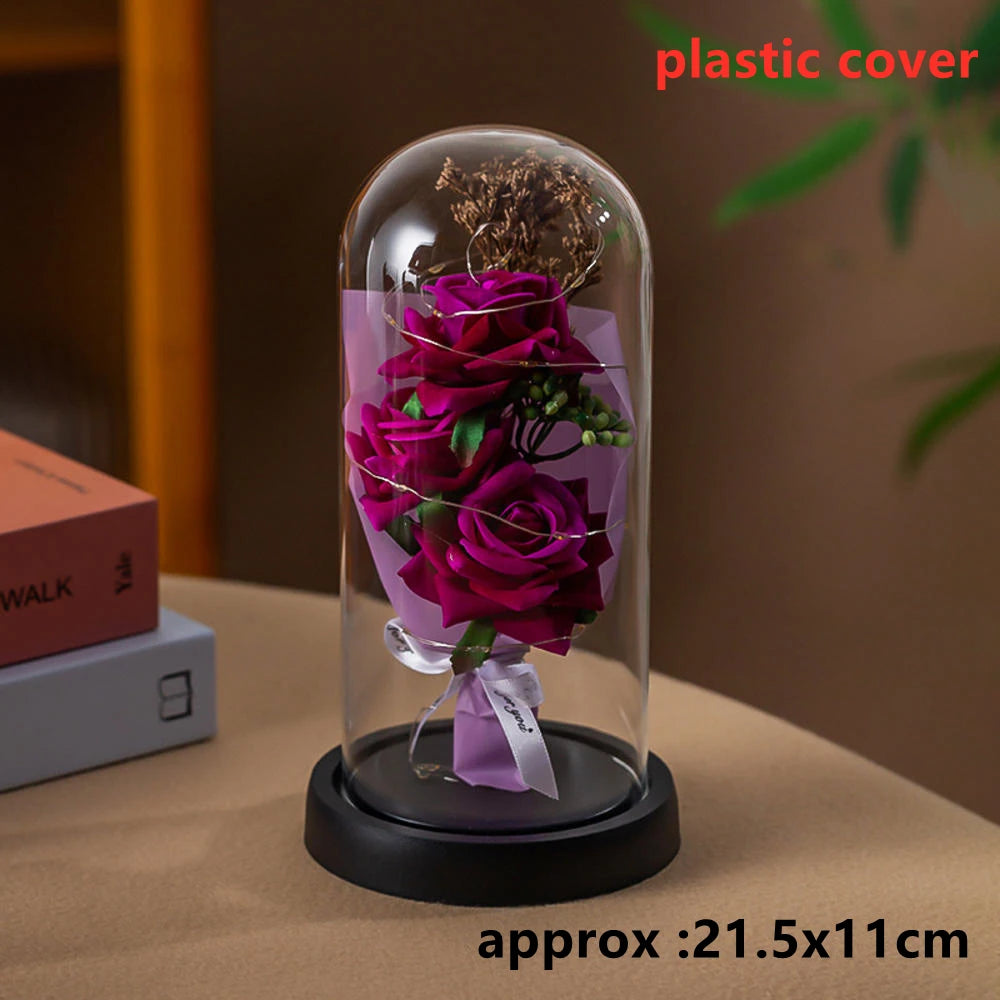 Künstliche LED-Galaxy-Rosen